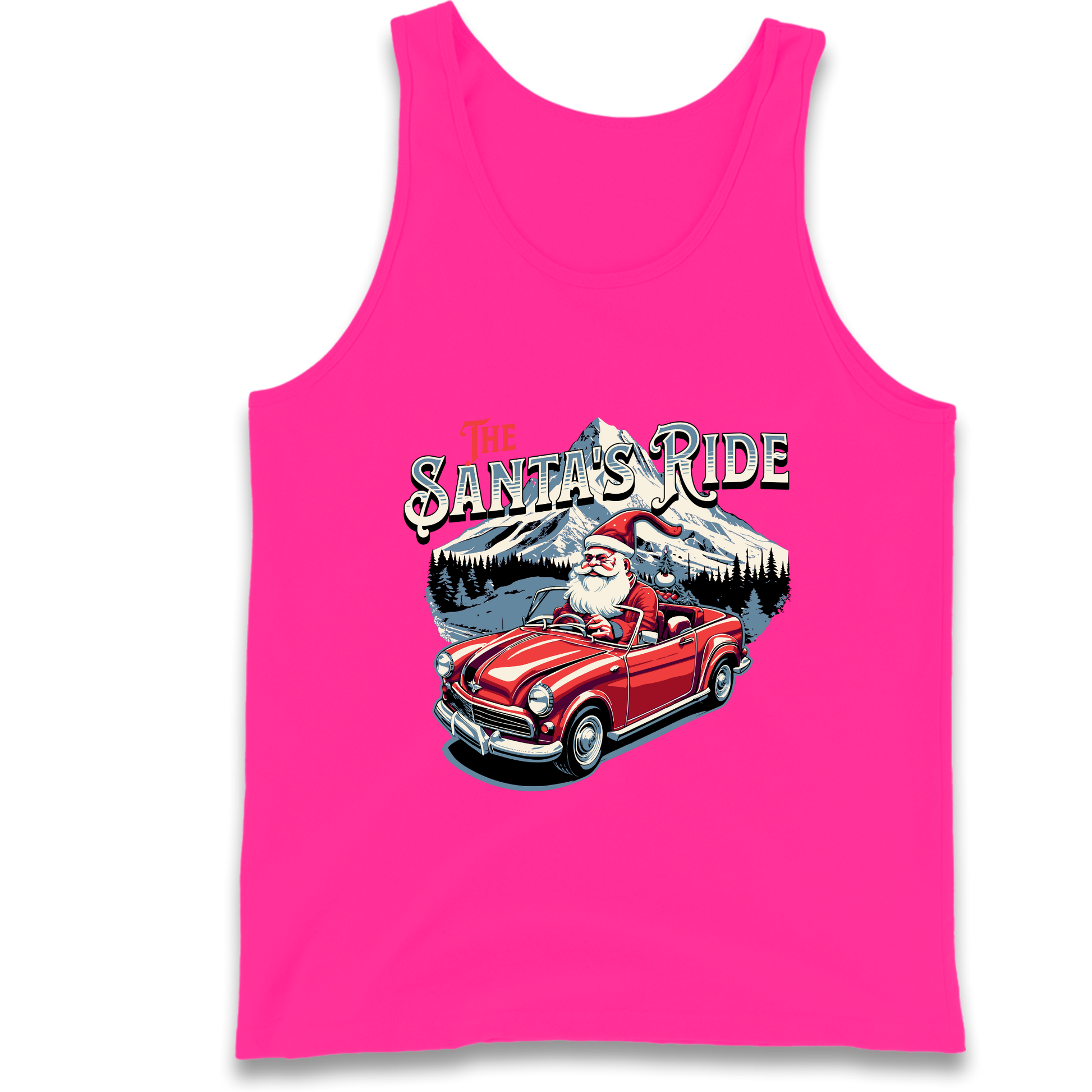 The Santas Ride Christmas Tank Top