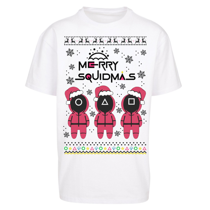 merry Squidmas Oversized T Shirts