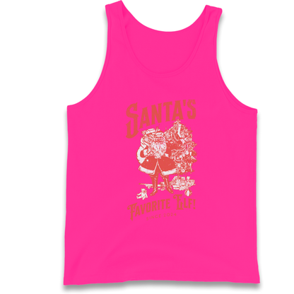 Santas Favourite Elf Christmas Tank Top