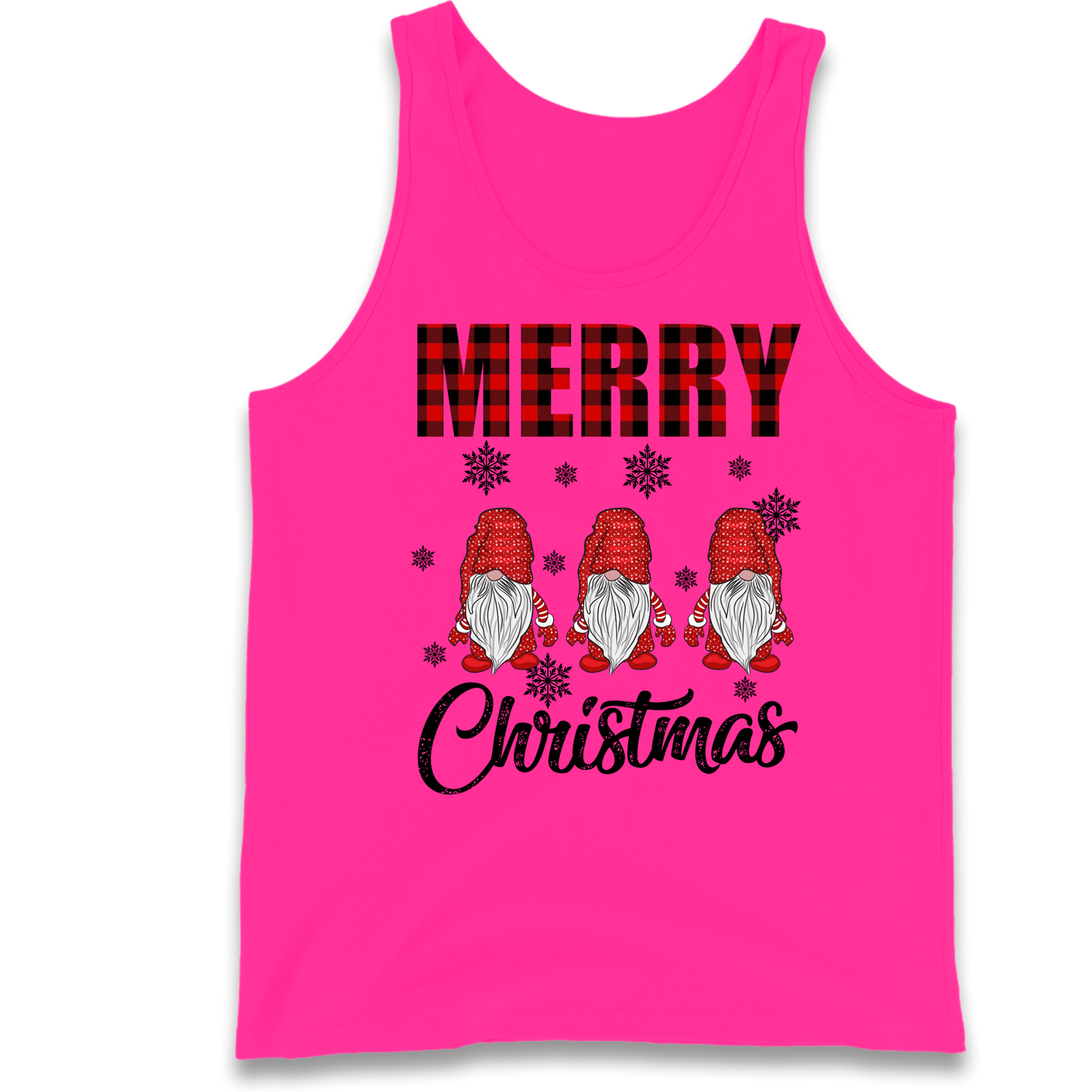 Merry Knomes Christmas Tank-Top