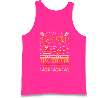 Sleigh My Name Christmas Tank Top