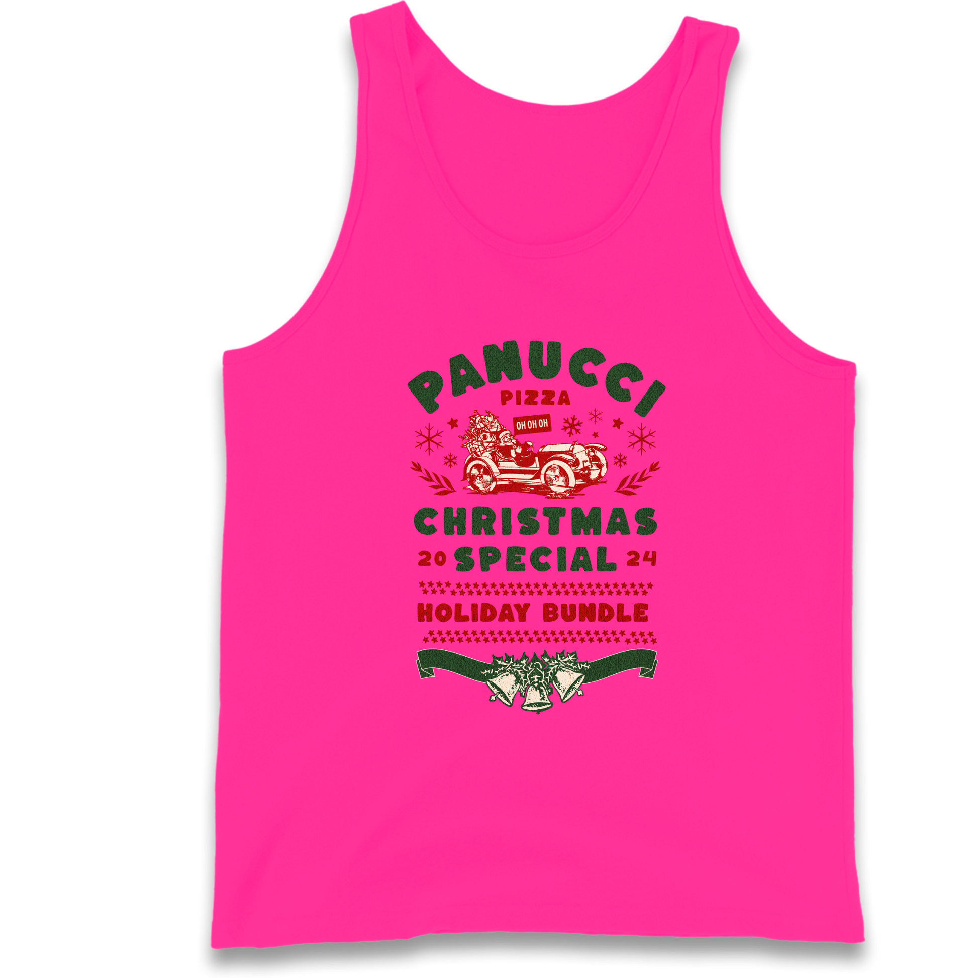 Panucci Pizza Christmas Special Christmas Tank Top