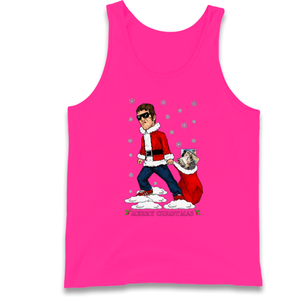Liam Gallagher Christmas Santa Tank Top