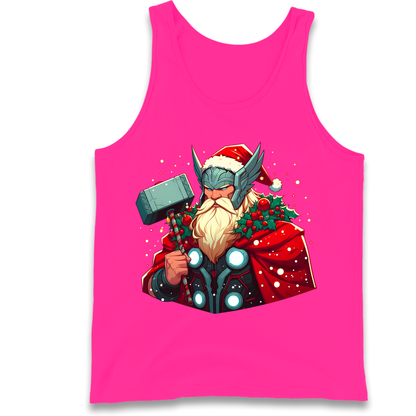 Viking Thor Santa Tank Top