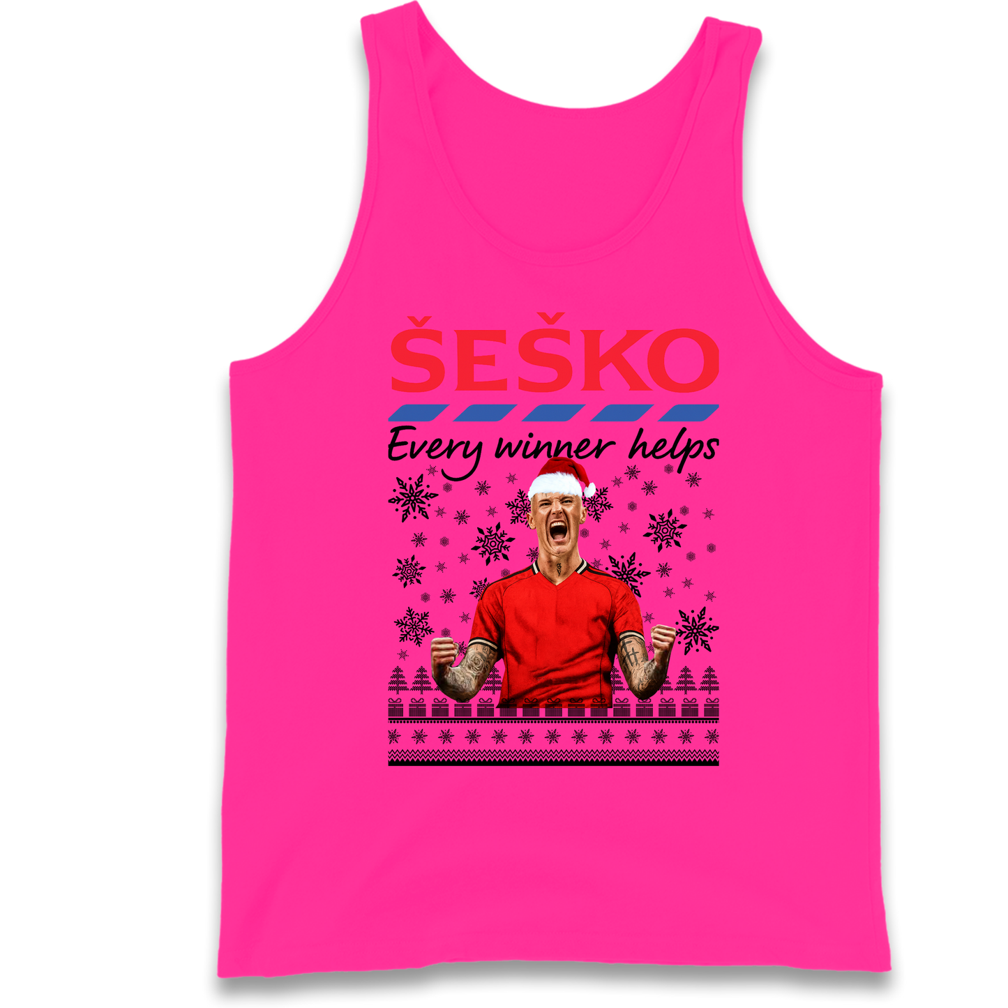 Benjamin Sesko Christmas Tank-Top