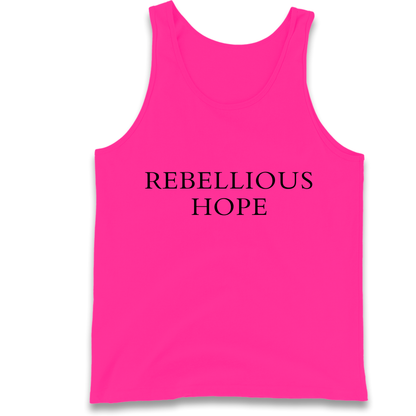 Rebellious Hope Embroidered Tank Top