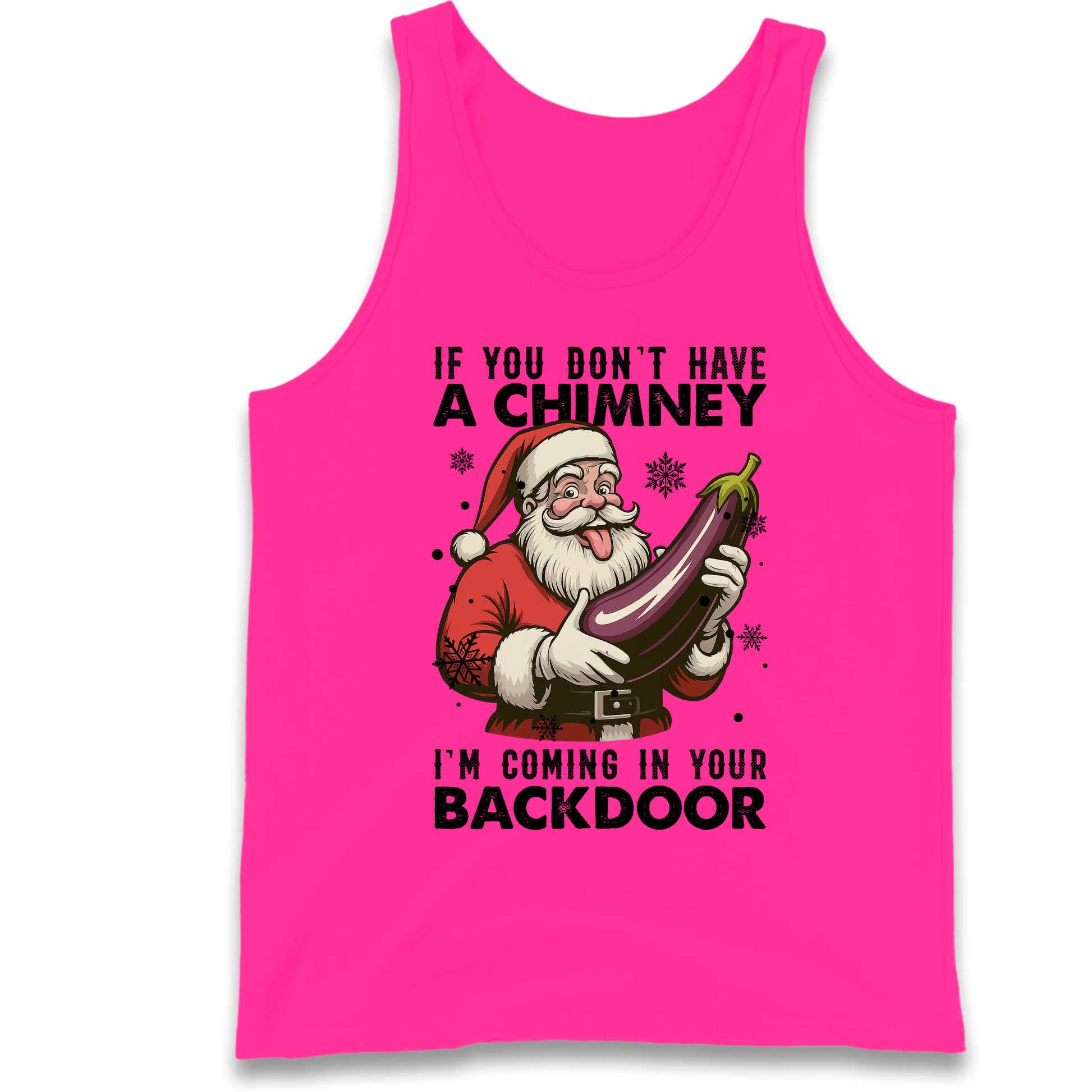 Santa Back Door Tank-Top