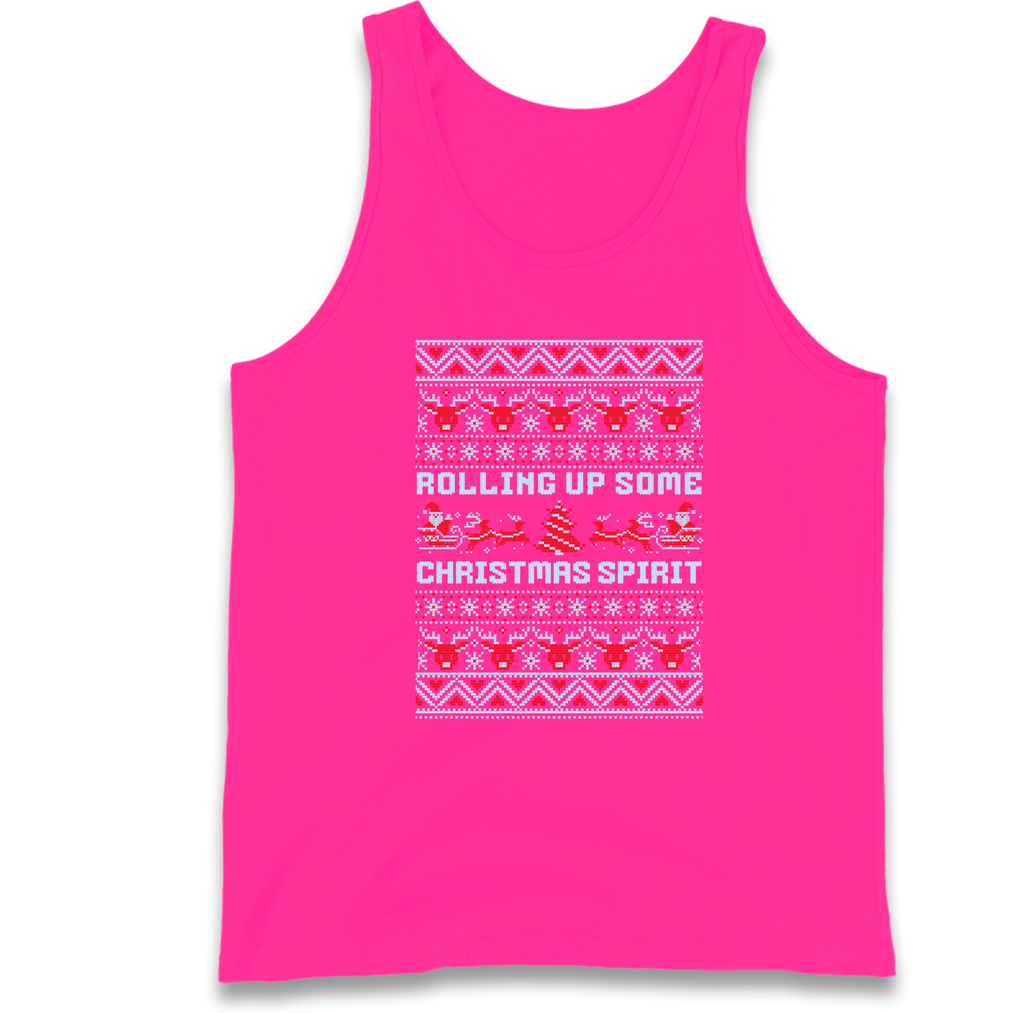 Rolling up Some Christmas Spirit Tank Top