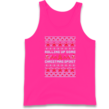 Rolling up Some Christmas Spirit Tank Top