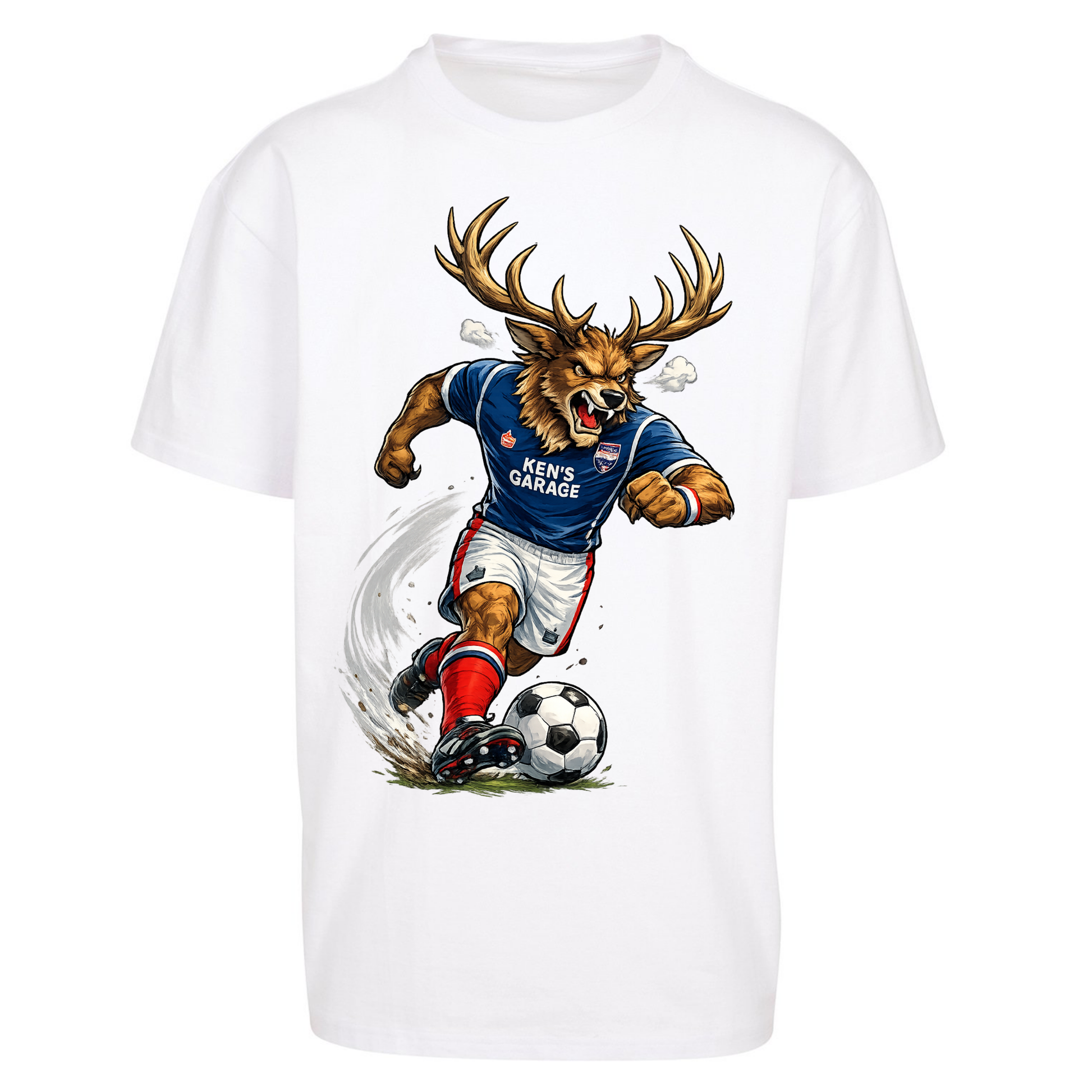 Classic Ross County 1991 Football Oversized T Shirts