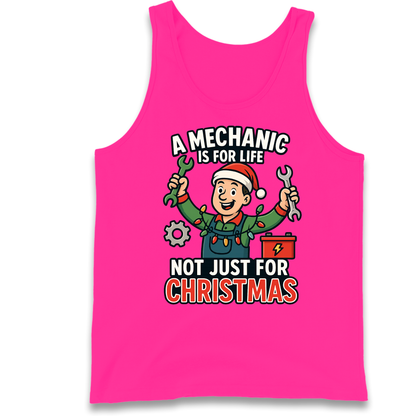 Mechanic Christmas Tank Top