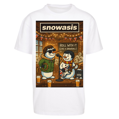 Snowasis Roll Christmas Oversized T Shirts