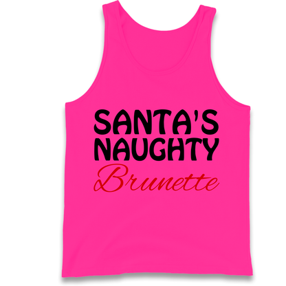 Naughty Brunette Tank-Top