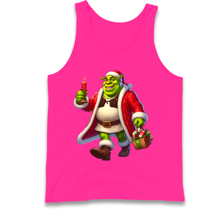 Shrek Santa Candle Tank Top