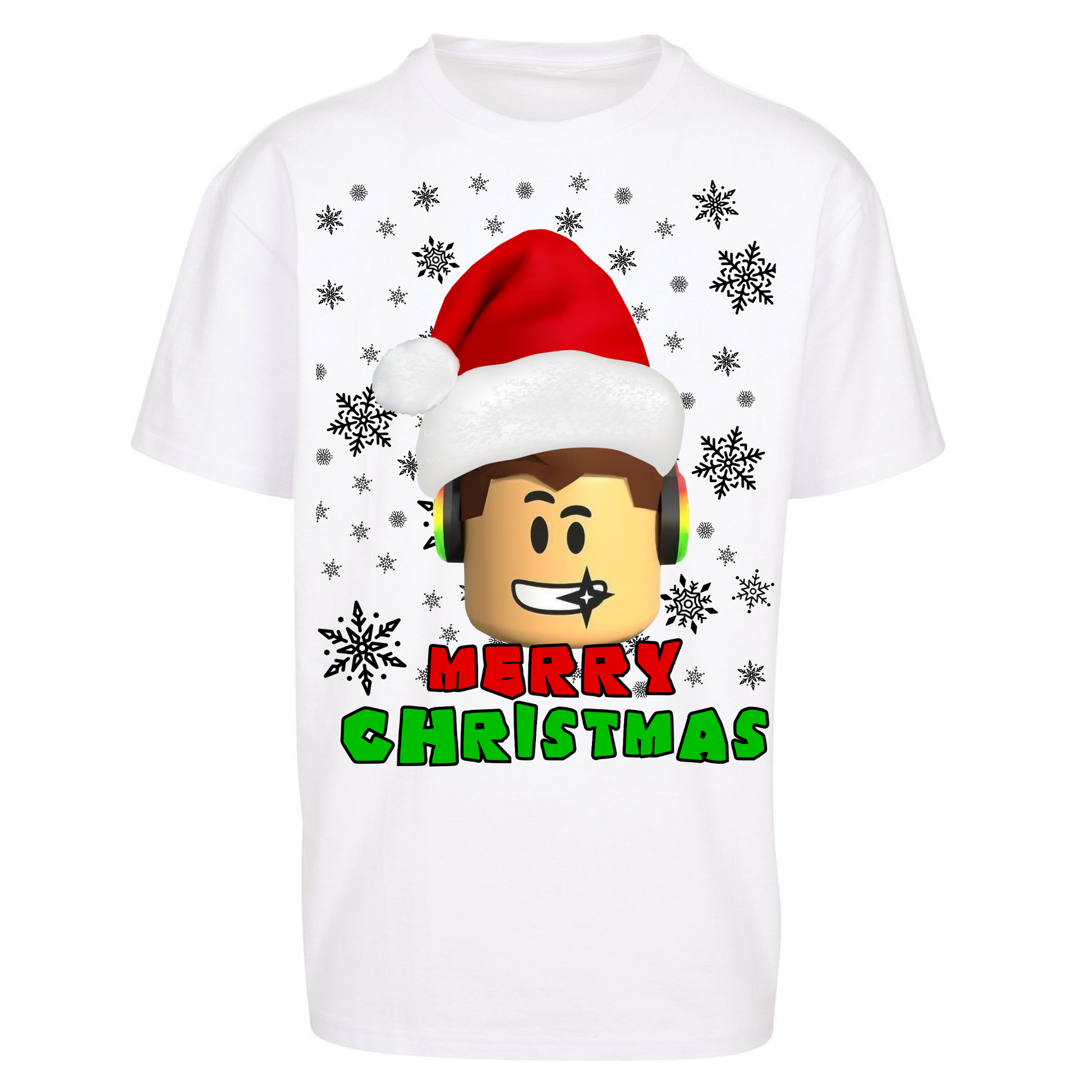 Roblox christmas Oversized T Shirts