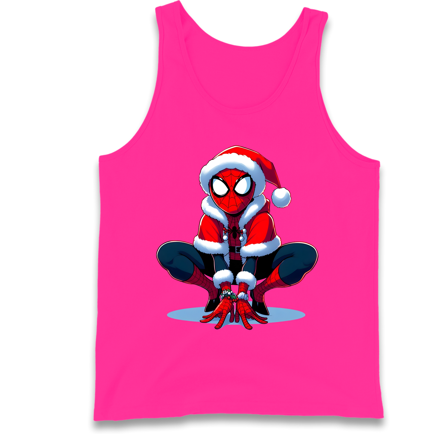 Spiderman Santa Tank Top