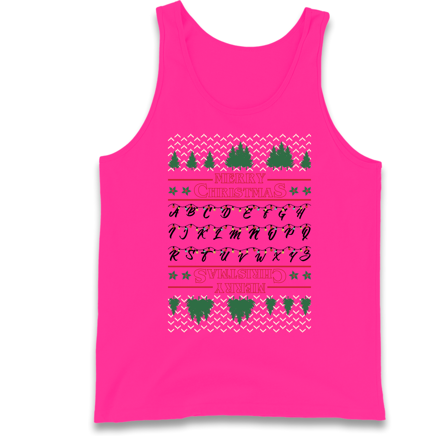 stranger things christmas jumper Tank Top