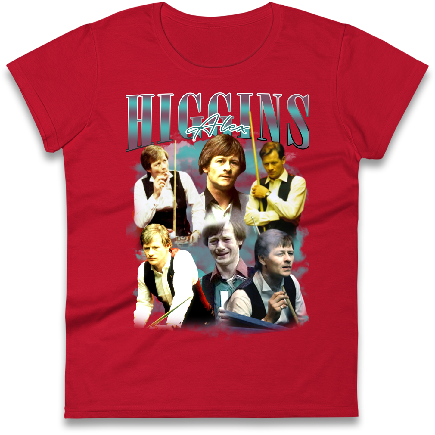Alex Higgins Bootleg Ladies T Shirt