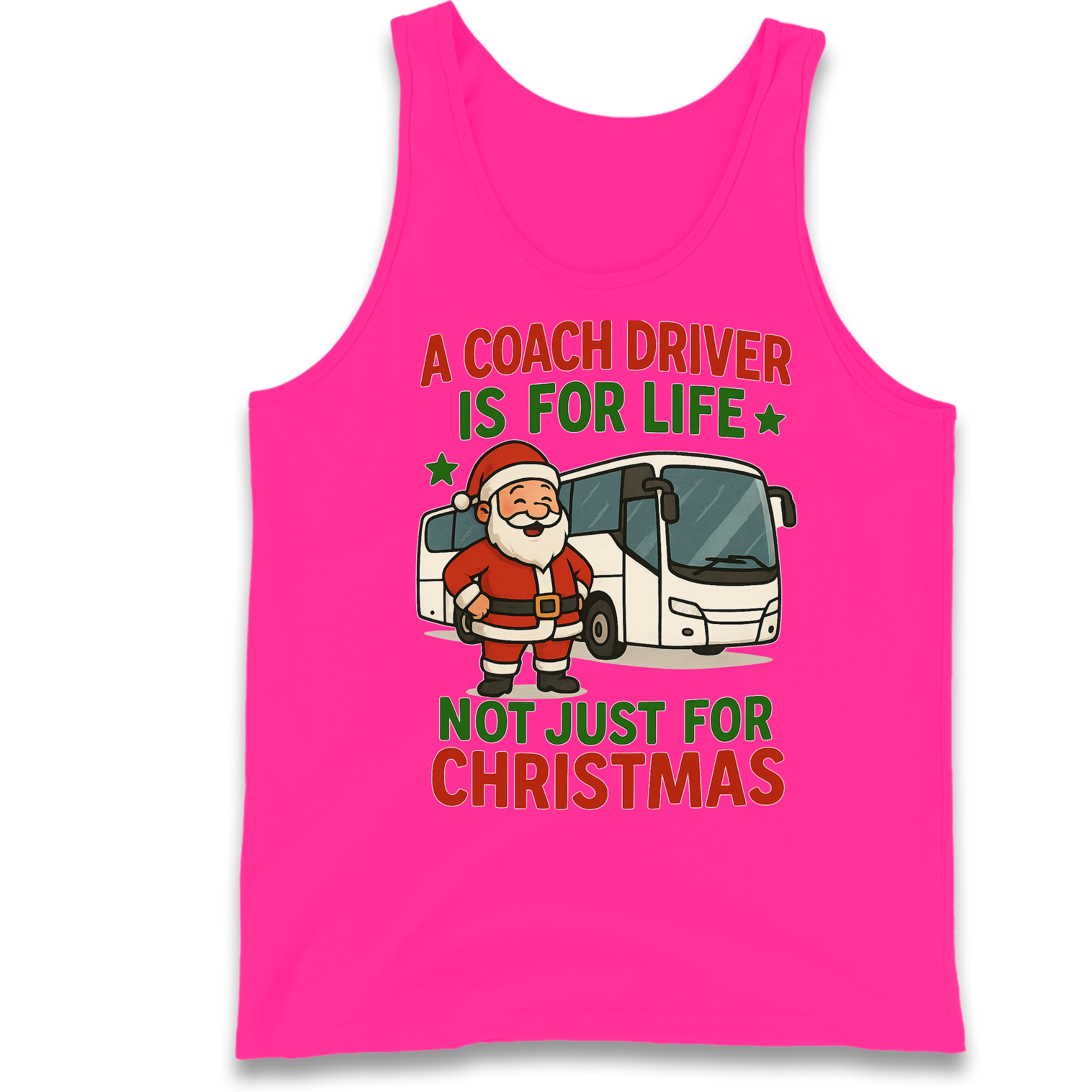 Coach Driver Christmas Tank Top