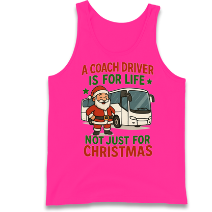 Coach Driver Christmas Tank Top