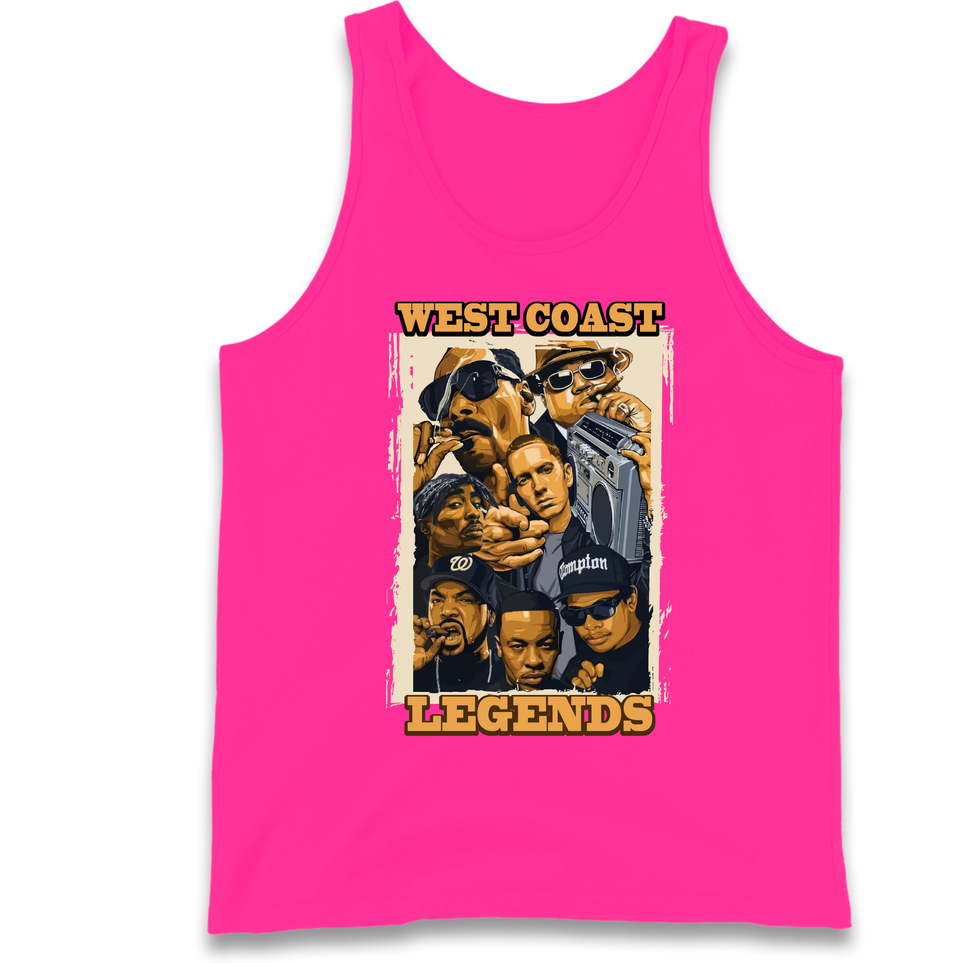 West Coast Legends Rappers Tank Top