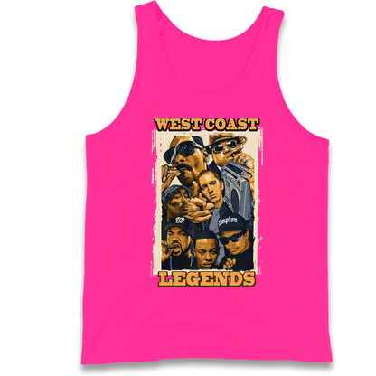 West Coast Legends Rappers Tank Top