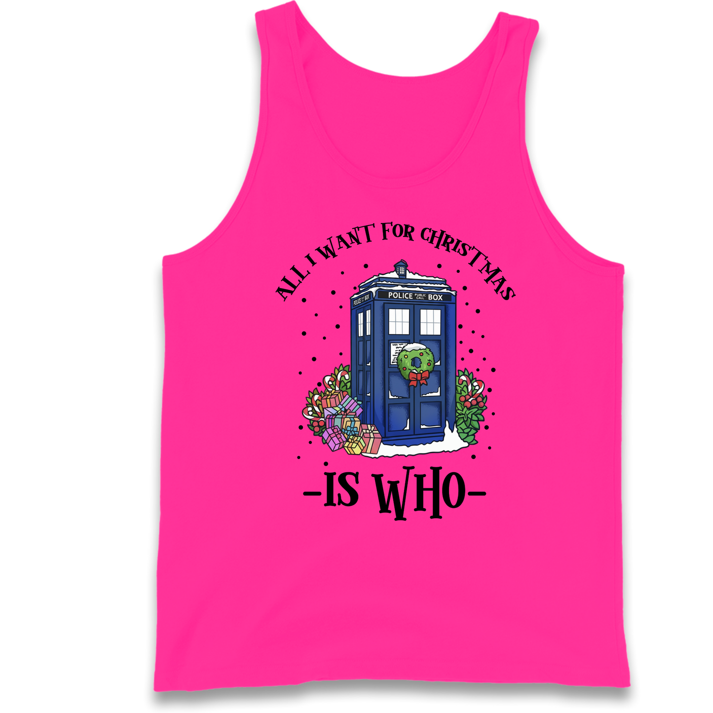 Dr Who Christmas Tank-Top