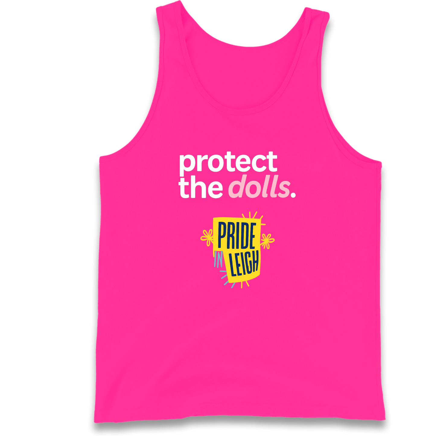 Protect The Dolls Slogan Tank Top
