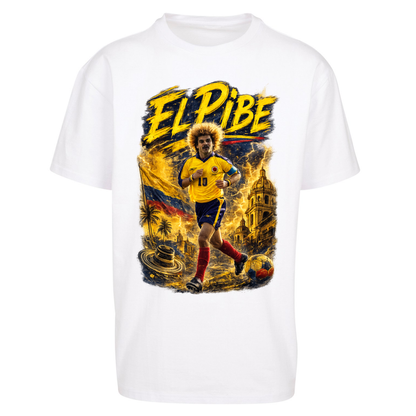 Carlos Valderrama Colombia Football Oversized T Shirts