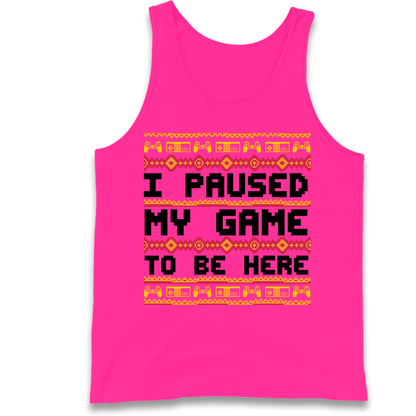 Paused My Game Tank-Top
