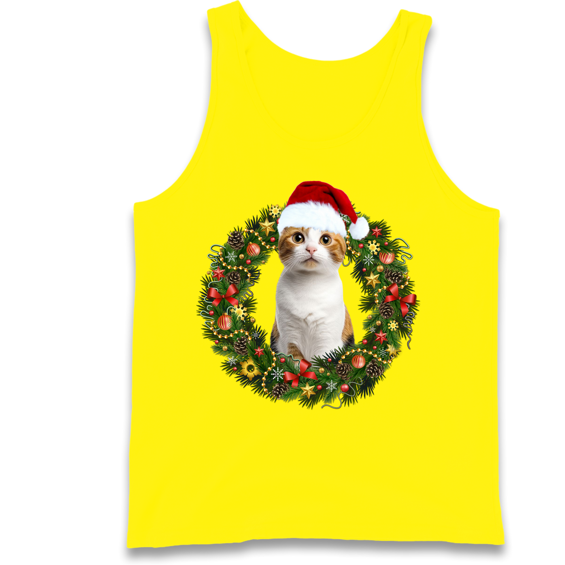 Cat Christmas Tank Top