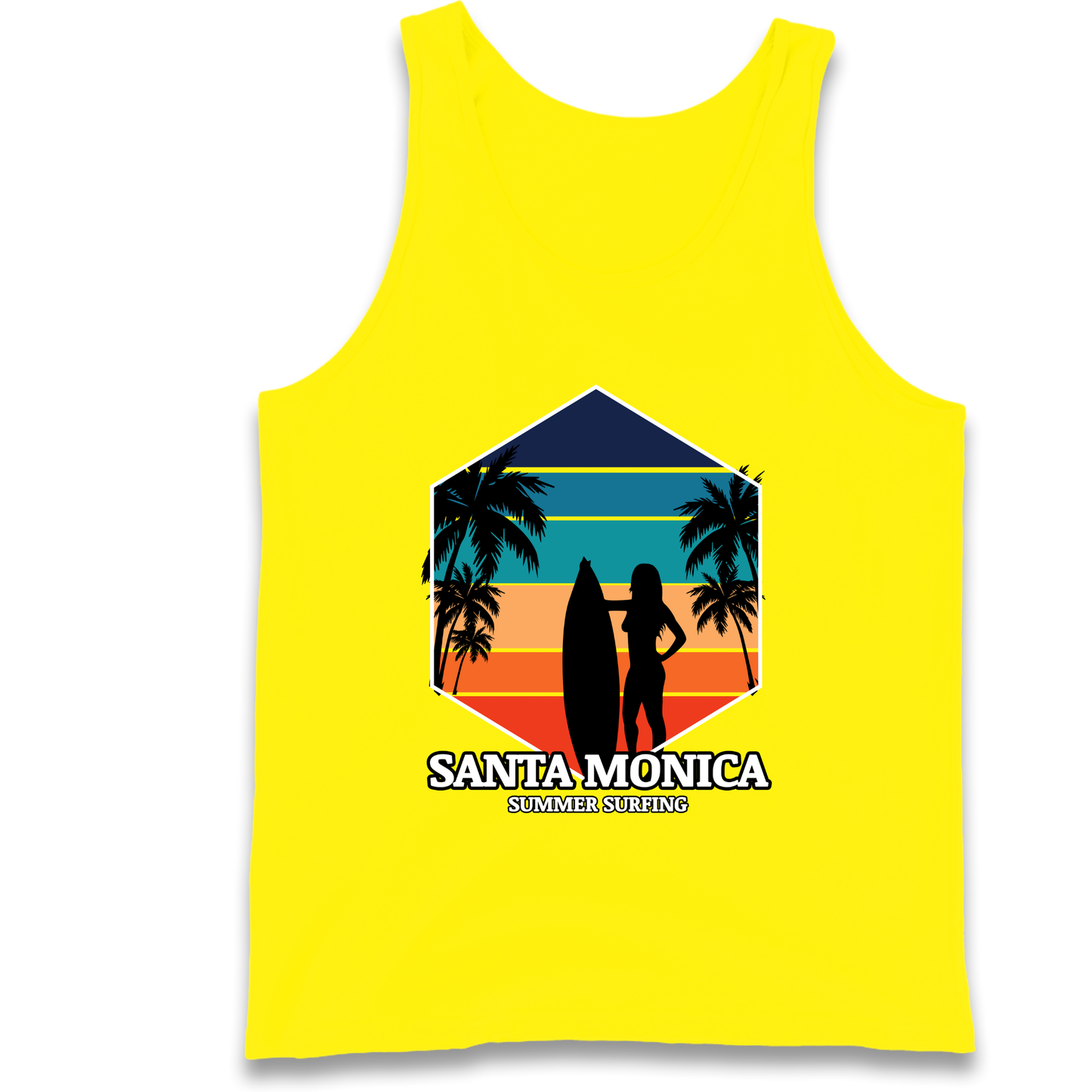 Santa Monica Summer Surfing Tank Top