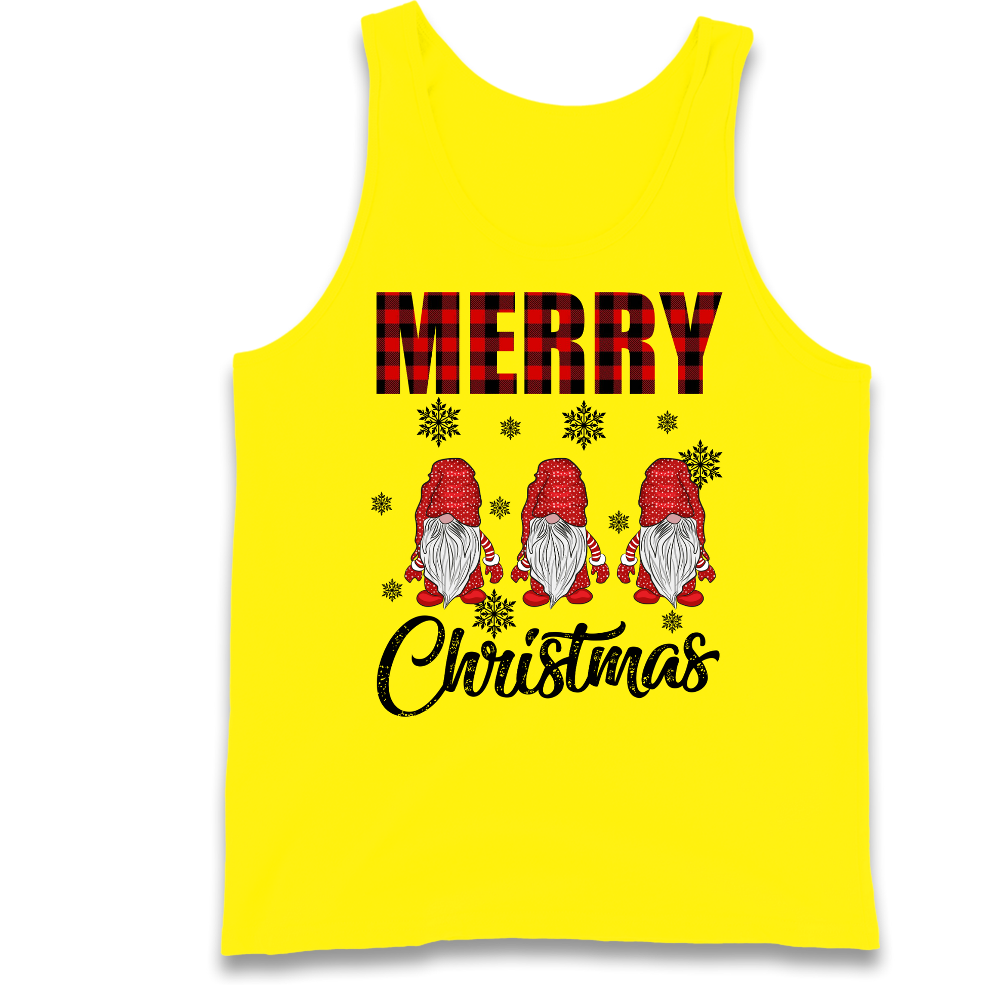 Merry Knomes Christmas Tank-Top