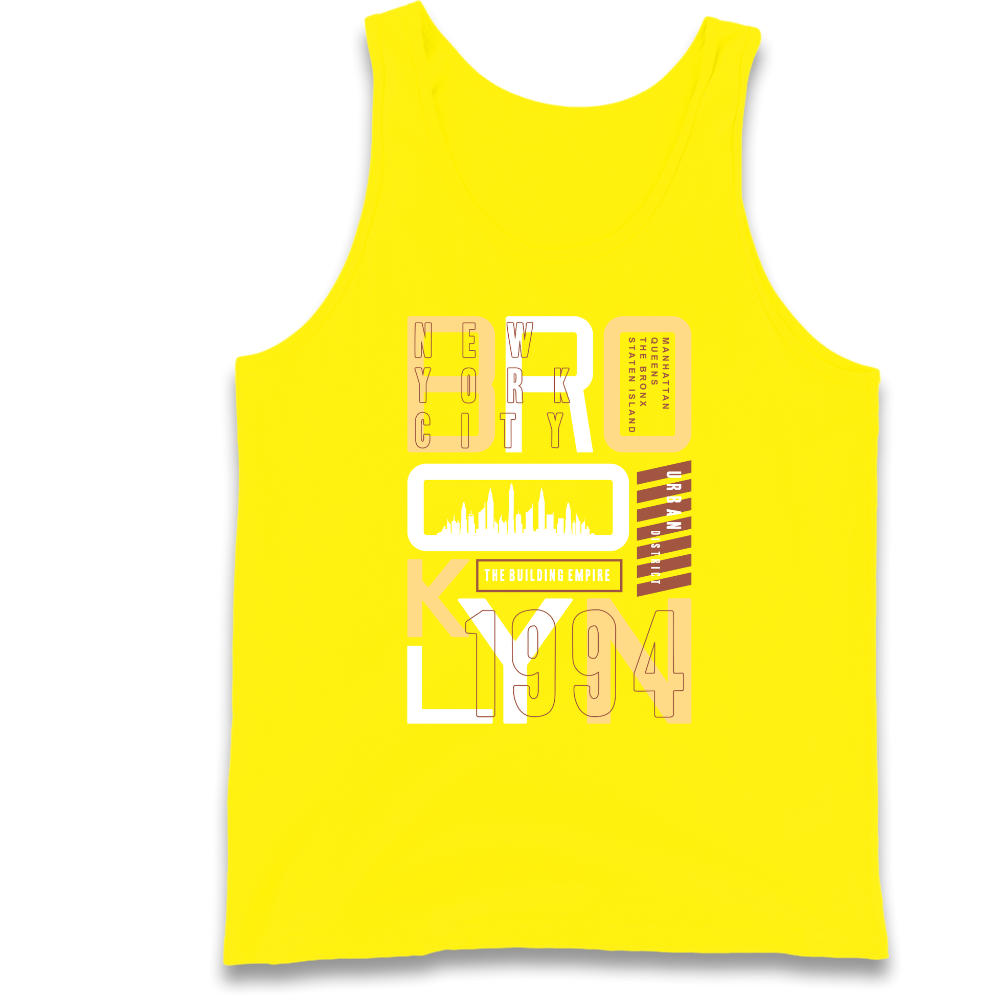 Brooklyn New York Urban District Tank Top