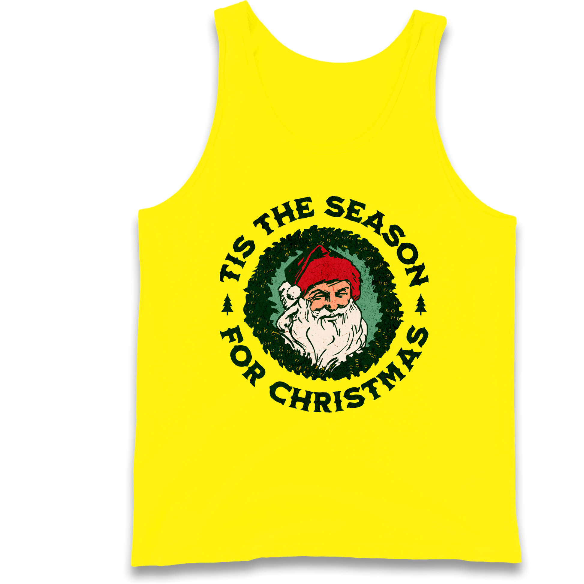 Tis The Season Santa Claus Christmas Tank Top