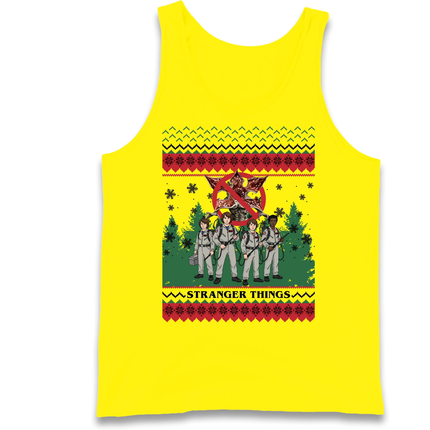 Stranger Things Demogorgon Christmas Tank Top