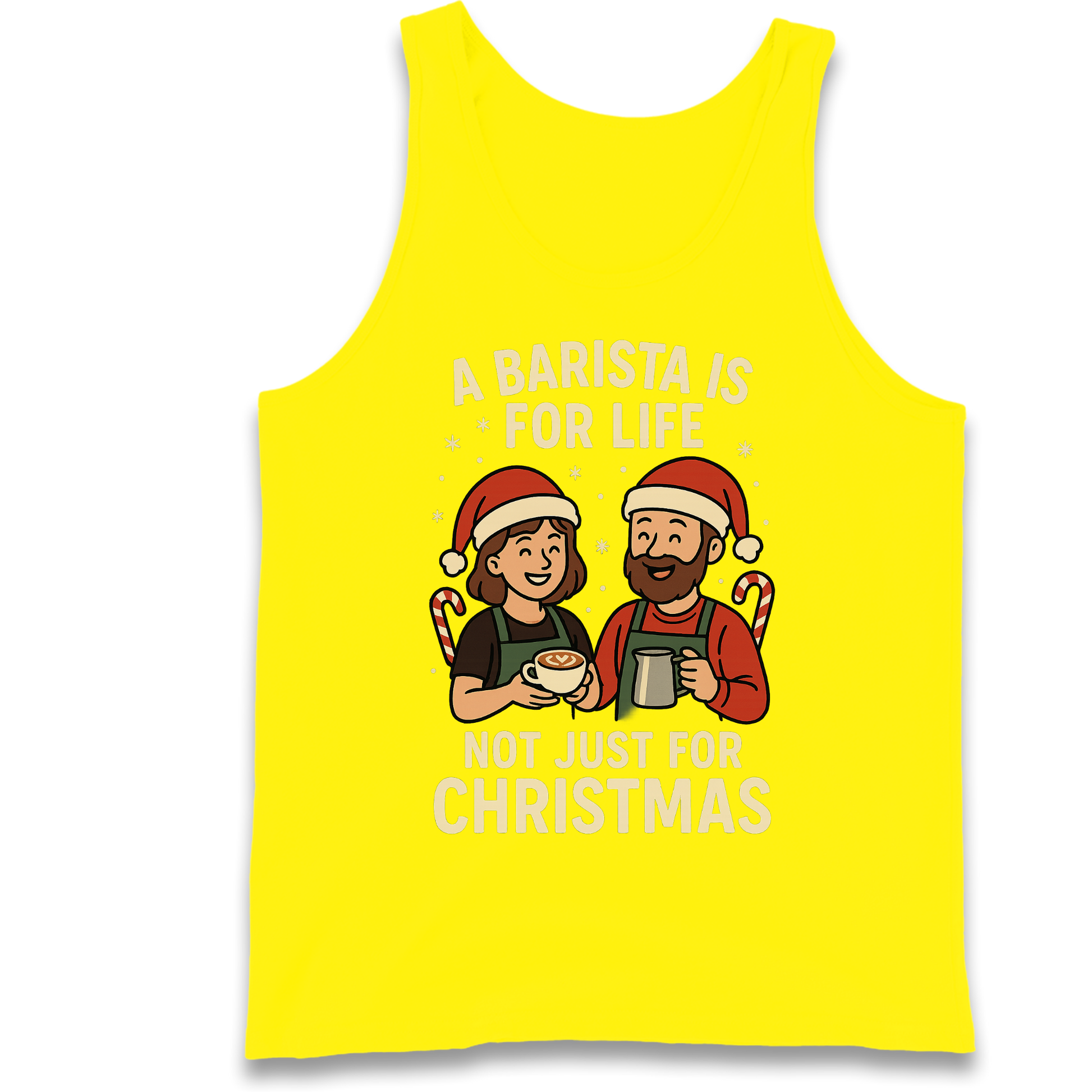 Barista Christmas Tank Top