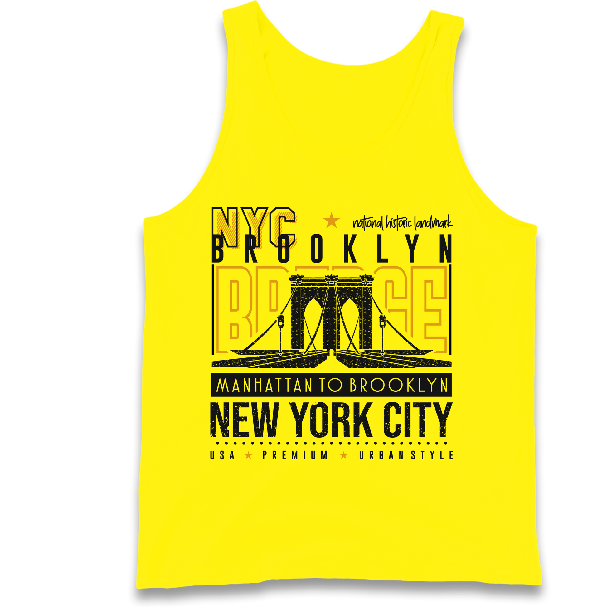 NYC Brooklyn Bridge Tank Top