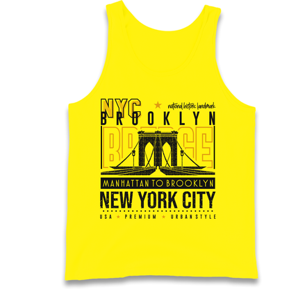 NYC Brooklyn Bridge Tank Top