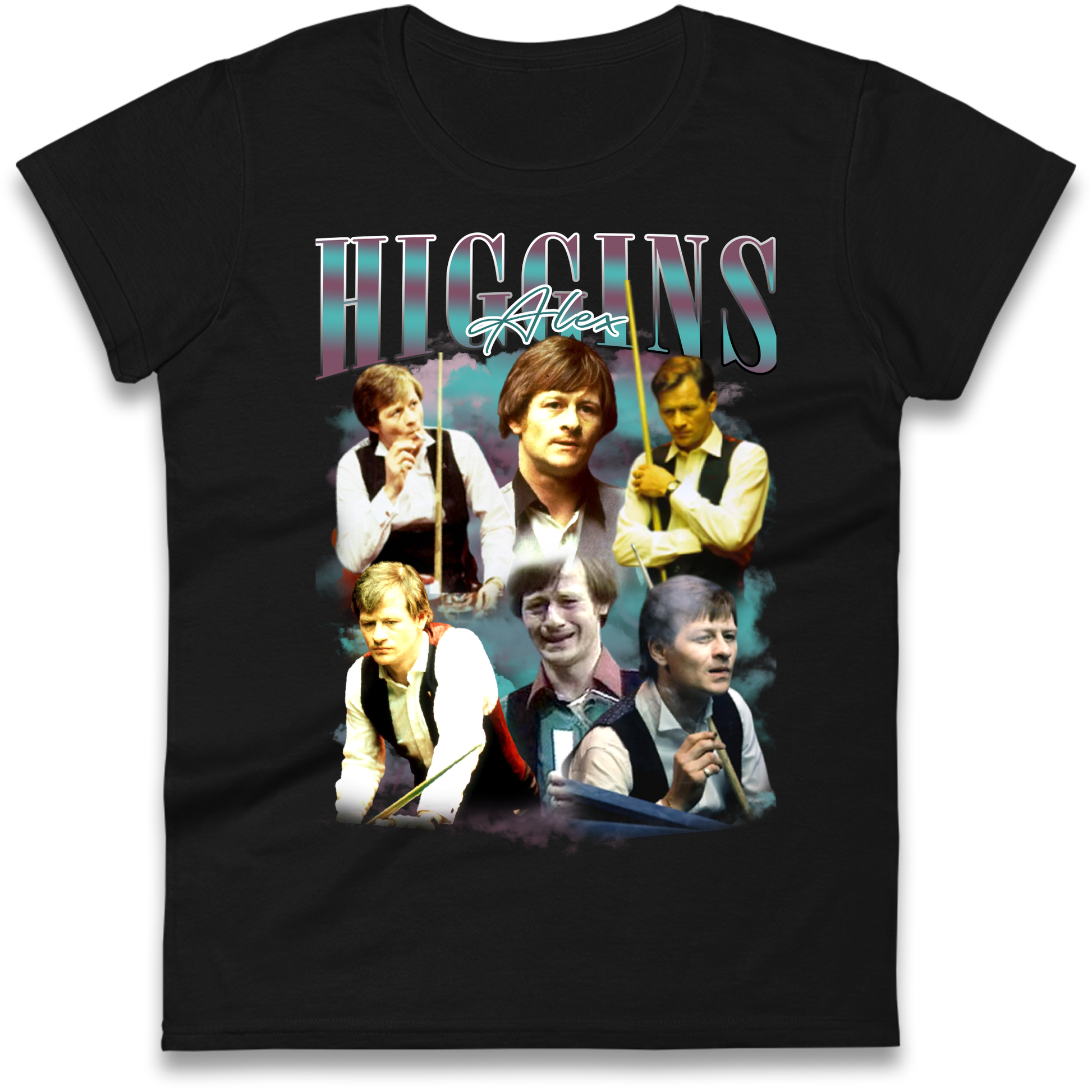 Alex Higgins Bootleg Ladies T Shirt