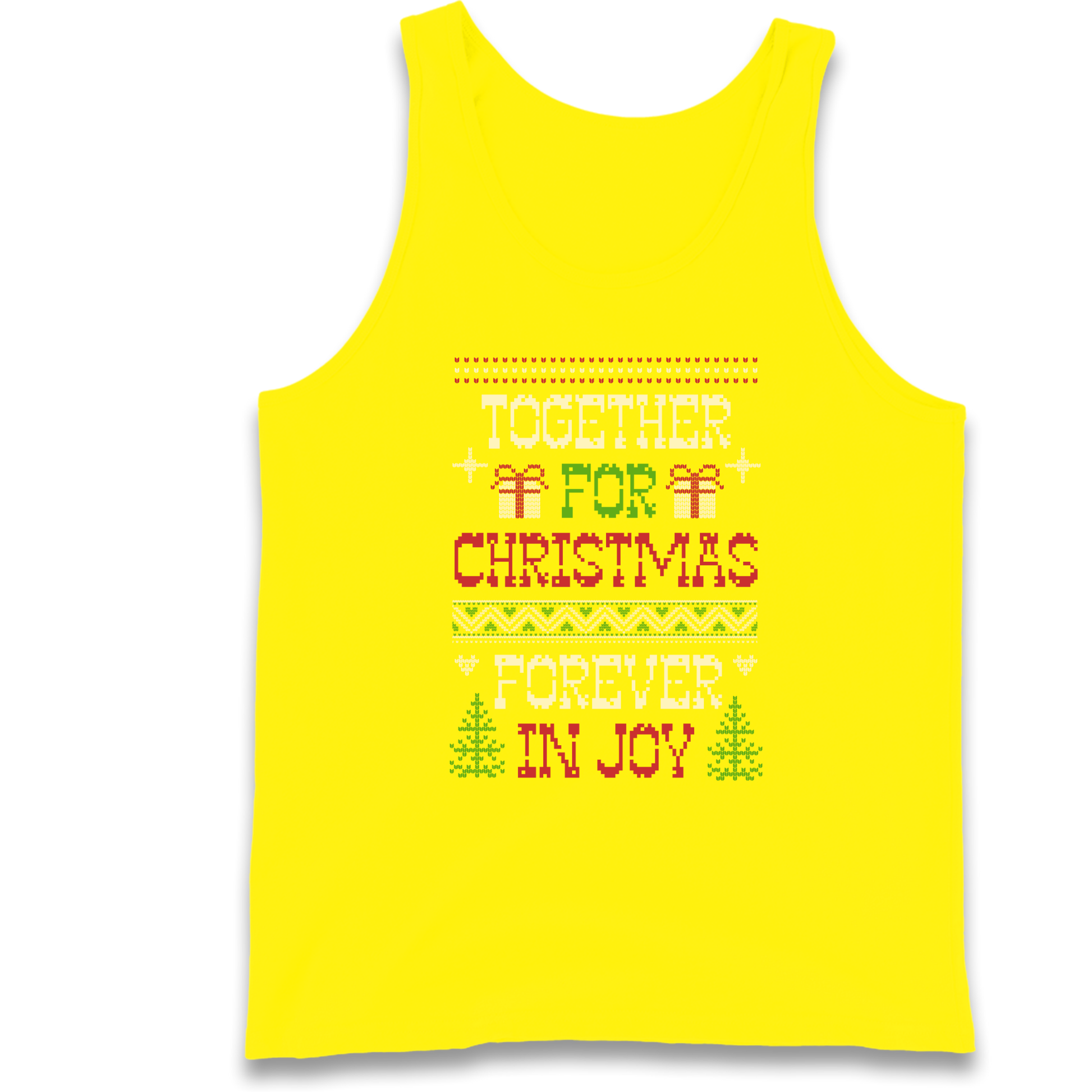 Together for Christmas Forever in Joy Christmas Tank Top