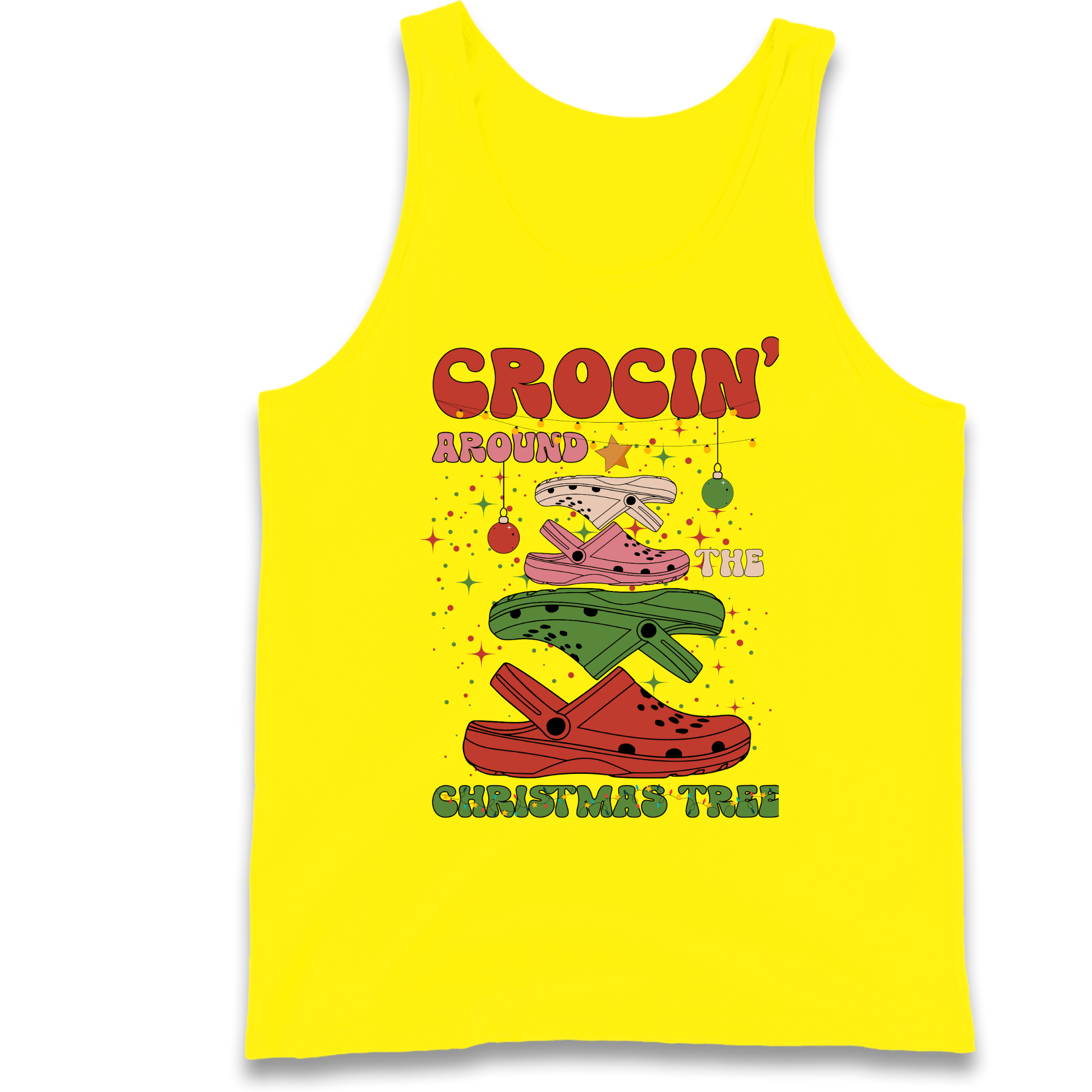 Crockin Around the Christmas Tree Christmas Tank Top