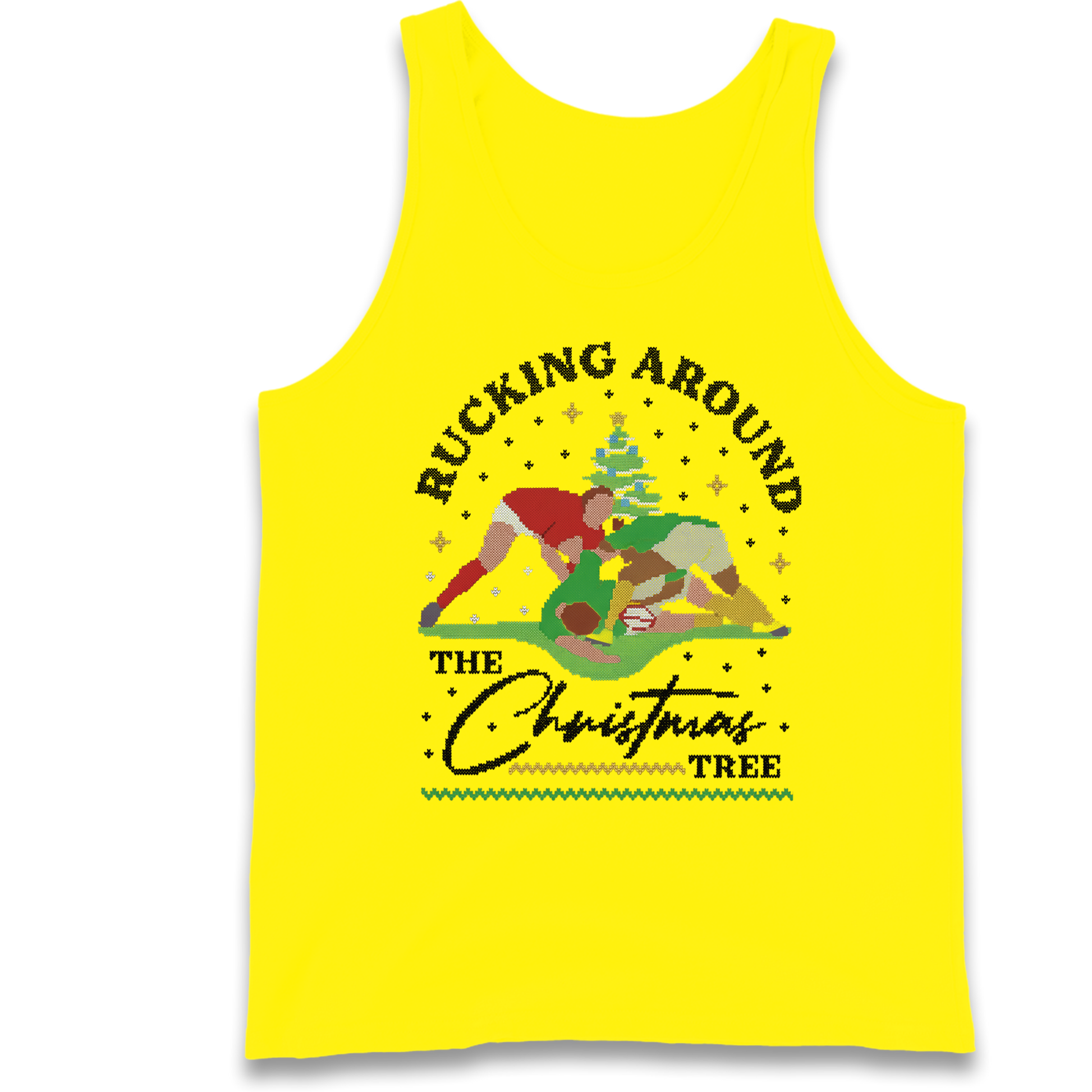 Rugby Christmas Tank Top