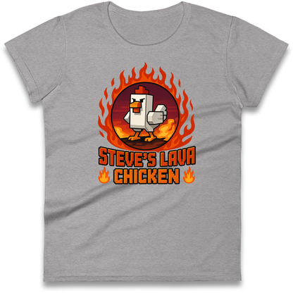 Steve Lava Chicken Women T Shirt