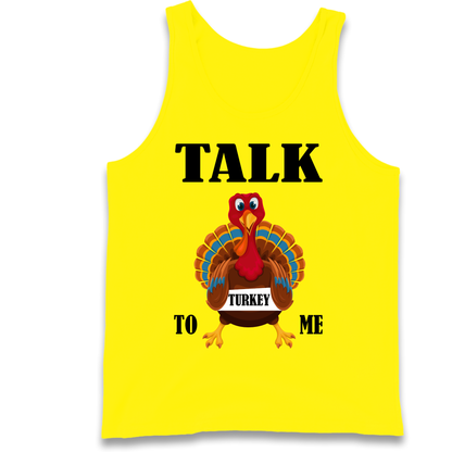 Talk Turkey To Me Christmas Tank Top