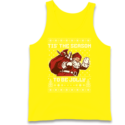 Tis The Season To Be Jolly Christmas Tank Top