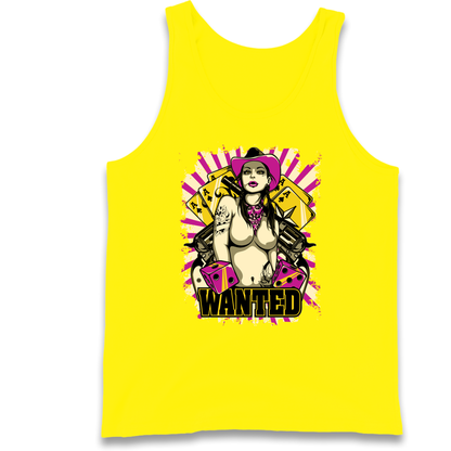 Wanted Ace Of Spades Tank Top