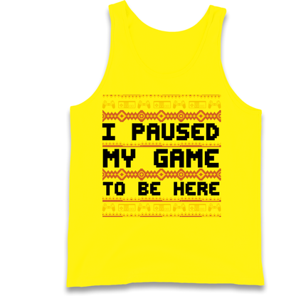 Paused My Game Tank-Top