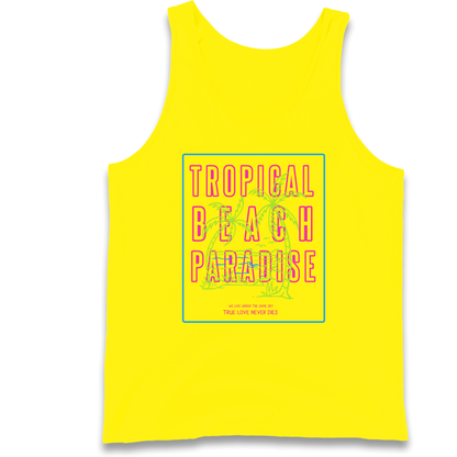 Tropical Beach Paradise Tank Top