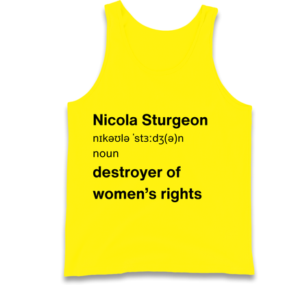 JK Rowling Nicola Sturgeon T Shirt Tank Top